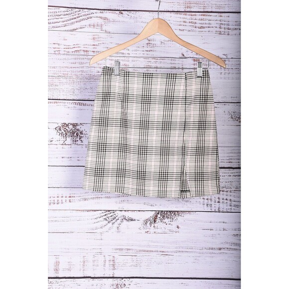 Wild Fable, Skirt, Pink and Black Plaid, Size S - Picture 1 of 3